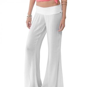 O’Neill white lace boho pants
